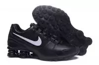 hommes nike shox avenue prm se 803-802 black white